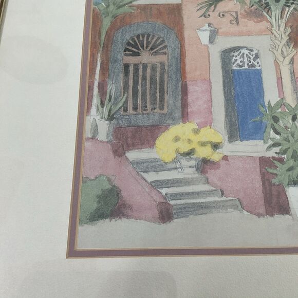 William Buffett - Signed-Tropical Scene-Framed - Picture 7 of 14